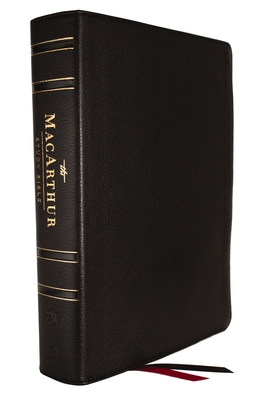Esv, MacArthur Study Bible, 2nd Edition, Genuine Leather, Black: Unleashing God's Truth One Verse at a Time - MacArthur, John F (Editor), and Thomas Nelson