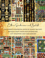 Ethnic Scandinavian and British Patterned Scrapbook Paper by Albert Racinet - Antique Craft Pages for Journaling, Gift Wrapping and Card Making: Premium Old French Scrapbooking Sheets