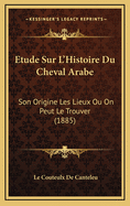 Etude Sur L'Histoire Du Cheval Arabe: Son Origine Les Lieux Ou on Peut Le Trouver (1885)