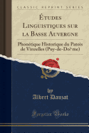 Etudes Linguistiques Sur La Basse Auvergne: Phonetique Historique Du Patois de Vinzelles (Puy-De-Dome) (Classic Reprint)