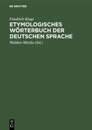 Etymologisches Wrterbuch der deutschen Sprache