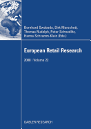 European Retail Research: 2008 Volume 22