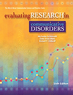 Evaluating Research in Communicative Disorders