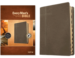 Every Man's Bible NIV (Leatherlike, Pursuit Granite, Indexed)