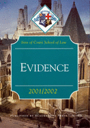 Evidence 2001-2002 - Law, Inns of Court School of