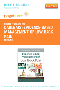 Evidence-Based Management of Low Back Pain - Elsevier eBook on Vitalsource (Retail Access Card) - Dagenais, Simon, and Haldeman, Scott, DC, MD, PhD