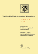 Evolution Selbstorganisierender Chemischer Systeme. Zur Leistungsfhigkeit Homogener bergangsmetall-Katalysatoren: 218. Sitzung Am 3. Oktober 1973 in Dsseldorf