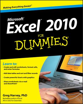 Excel 2010 For Dummies - Harvey, Greg