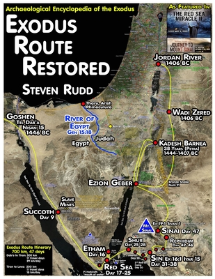 Exodus Route Restored: Archaeological Encyclopedia of the Exodus - Rudd, Steven