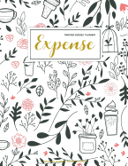 Expense Tracker Budget Planner: Finance Monthly & Weekly Budget Planner Expense Tracker Bill Organizer Journal Notebook - Budget Planning - Budget Worksheets -Personal Business Money Workbook - Black Red Floral Cover