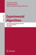 Experimental Algorithms: 12th International Symposium, Sea 2013, Rome, Italy, June 5-7, 2013, Proceedings