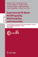 Experimental IR Meets Multilinguality, Multimodality, and Interaction: 7th International Conference of the Clef Association, Clef 2016, vora, Portugal, September 5-8, 2016, Proceedings