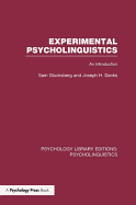 Experimental Psycholinguistics (Ple: Psycholinguistics): An Introduction