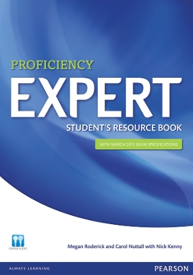 Expert Proficiency Student's Resource Book with Key - Roderick, Megan, and Nuttall, Carol, and Kenny, Nick