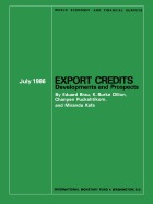 Export Credits: Developments and Prospects