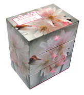 Fabulous Flowers Card Selection: Three-Drawer Card Box Featuring 60 Beautiful Photographic Gift Cards and Envelopes