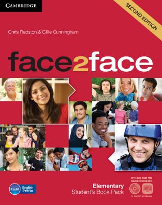 face2face Elementary Student's Book with DVD-ROM and Online Workbook Pack - Redston, Chris, and Cunningham, Gillie