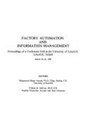 Factory Automation and Information Management - Ahmad, M, and Sullivan, William G