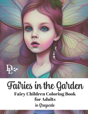 Fairies in the Garden: Fairy Children Coloring Book for Adults in Grayscale - Books, Dandelion And Lemon