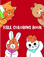 Fall coloring book: coloring pages with funny images to Relief Stress for kids and adults