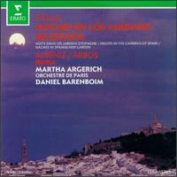Falla: Noches en los Jardines de Espaa; Albniz/Arbos: Iberia - Martha Argerich (piano); Orchestre de Paris; Daniel Barenboim (conductor)