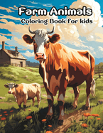 Farm Animals Coloring Book for kids