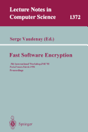 Fast Software Encryption: 5th International Workshop, Fse '98, Paris, France, March 23-25, 1998, Proceedings