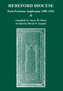 Fasti Ecclesiae Anglicanae 1300-1541: II: Hereford Diocese