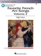 Favorite French Art Songs - High Voice Volume 2 (Book/Online Audio)