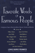 Favorite Words of Famous People