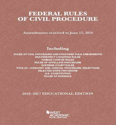 Federal Rules of Civil Procedure - Spencer, A.