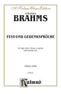 Fest-Und Gedenkspruche, Op. 109