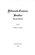 Fifteenth-Century Studies: Recent Essays