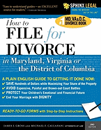 File for Divorce in Maryland, Virginia or the District of Columbia
