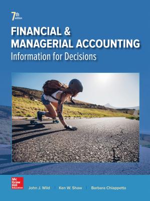 Financial and Managerial Accounting - Chiappetta, Barbara, and Shaw, Ken, and Wild, John