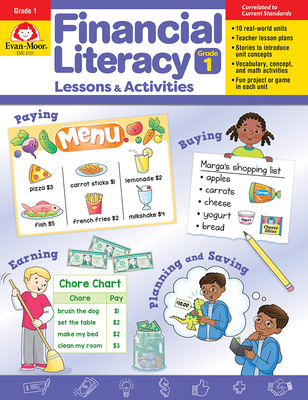 Financial Literacy Lessons and Activities, Grade 1 Teacher Resource - Evan-Moor Educational Publishers