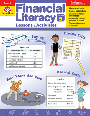 Financial Literacy Lessons and Activities, Grade 5 Teacher Resource - Evan-Moor Educational Publishers