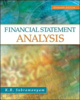 Financial Statement Analysis - Subramanyam, K. R.