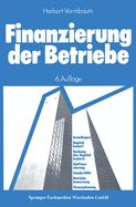 Finanzierung der Betriebe