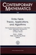 Finite Fields: Theory, Applications, and Algorithms