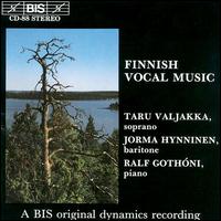 Finnish Vocal Music - Jorma Hynninen (baritone); Ralf Gothni (piano); Taru Valjakka (soprano)