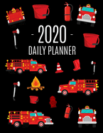 Fire Truck Planner 2020: Stylish Daily Organizer: January - December (12 Months) Beautiful Large Fire Engine Year Calendar Scheduler Fire Brigade Department Agenda for Monthly Meetings, Weekly Appointments, or School Great for Work, Office or Travel