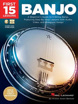 First 15 Lessons - Banjo Book/Online Media - Benson, Kristin Scott