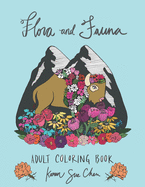 Flora and Fauna: A coloring book for adults