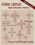 Floral Crosses Hand Embroidery Patterns