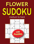Flower Sudoku medium to hard: 108 puzzles of overlapping Sudoku variant