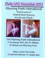 Flute, V12, Dec 2012.: A Rhyming Poetry Magazine - Basu, Dr Swapan, and Zosike, MS Joanie Fritz (Creator)