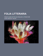 Folia Litteraria: Essays and Notes on English Literature