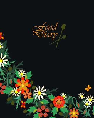 Food Diary: Journal & Planner to log Diet, with a Calorie Counter (A large softback notebook with 100 spacious daily food record pages & more from our Floral Wreath range) - Bookx, Smart