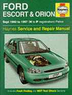 Ford Escort and Orion (90-97) Service and Repair Manual